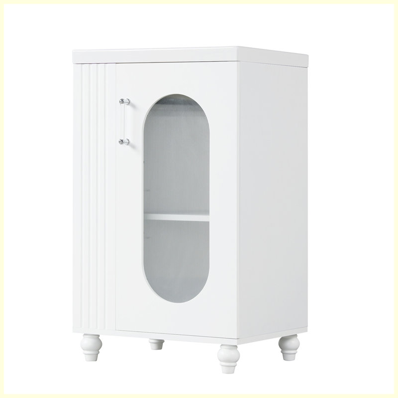 Meuble-lavabo moderne avec tablette à deux niveaux