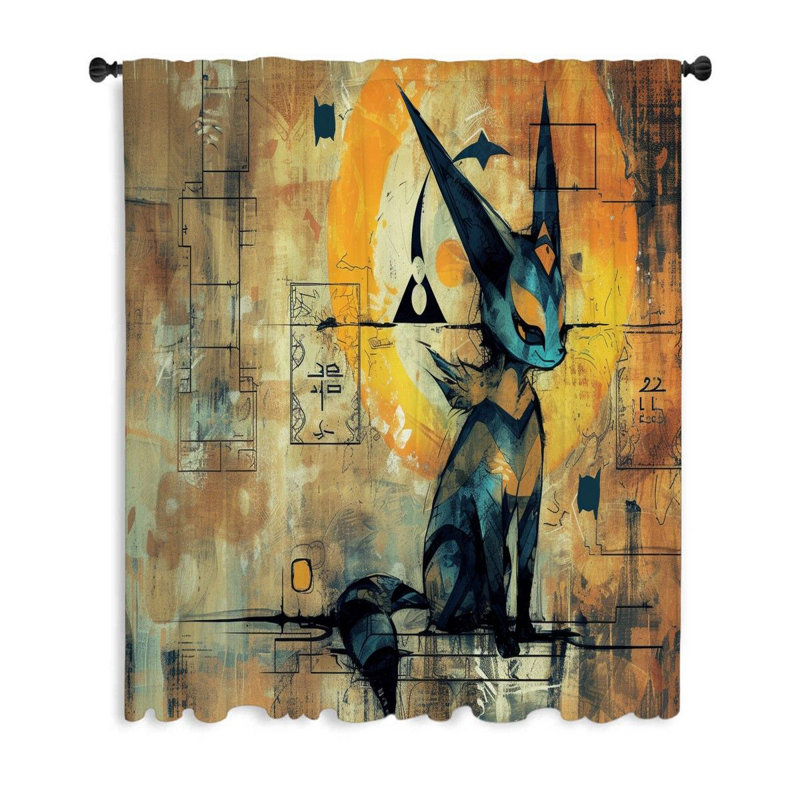 Rideaux comiques, occultants et voilages Comic, L 53 po x L 99 po