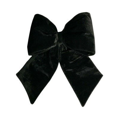 The Holiday Aisle® Plush Velvet Christmas Bow