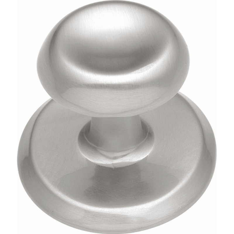 Metropolis Mushroom Knob, Satin Nickel