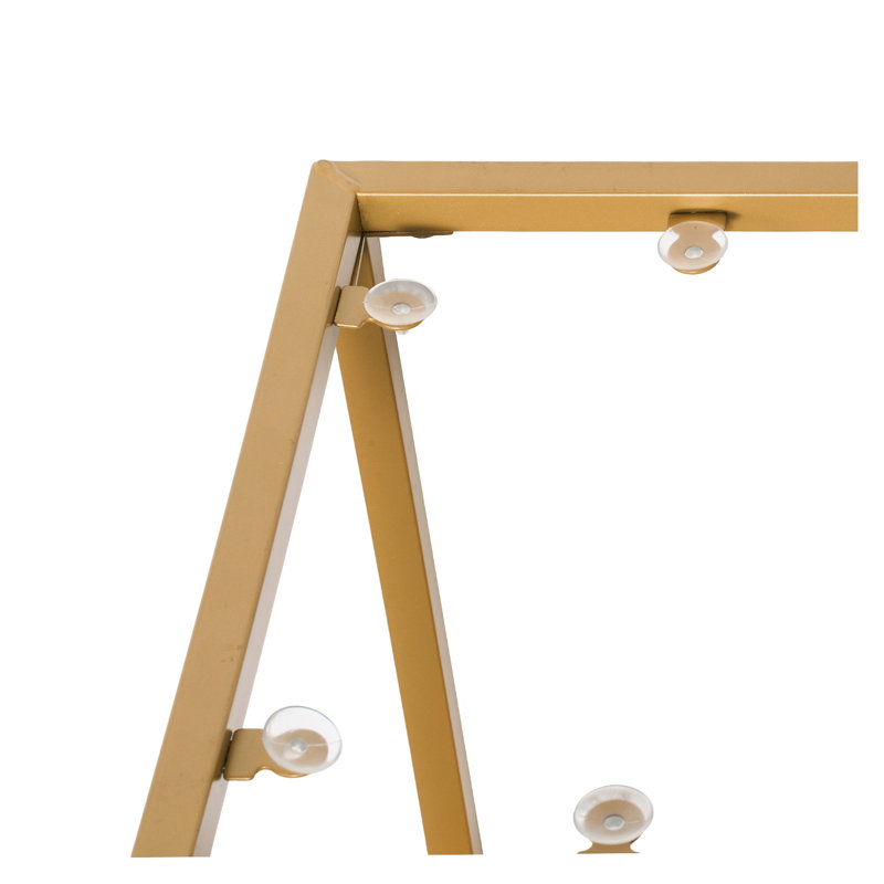 Console Modern Modern avec plateau en verre - Canapé d'entrée à 2 niveaux pour salon, couloir et vestibule