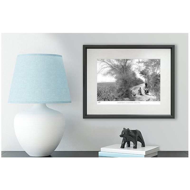 Chartham, a Country Lane 1906 1 Piece Single Picture Frame Wall Art, 40cm H x 50cm W x 2.3cm D