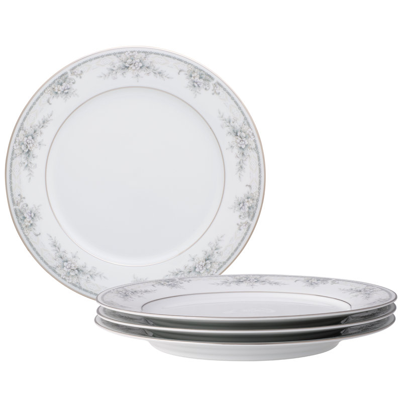 Ensemble de 4 grandes assiettes Noritake Sweet Leilani, 10 1/2 po