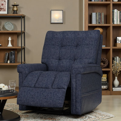 Fauteuil inclinable Luxe Velour Power Lift avec recharge USB et télécommande | Système de levage de moteur silencieux | Doubles poches latérales
