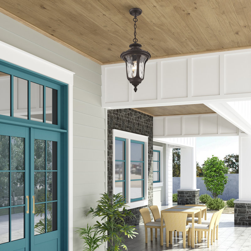 Arelene Outdoor Pendant, 17.5" H x 9.5" W, Bronze