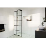 Esprit 30 in. x 78 in. French Monture Single Fixed Shower Panel