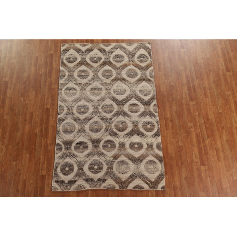 One-of-a-Kind 5'0" X 7'11" New Age Wool Area Rug in