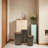 Three-piece Hollow Metal Storm Lamp Set