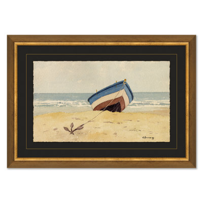 Solitude At Sea's Edge Print