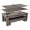 American Legend 7' Hampton 3-in-1 Combination Table Includes Billiards, Table Tennis, and Dining Table with Dual Storage Bench Seating