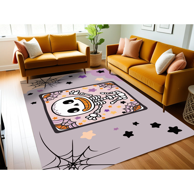 Tapis de Noël lavable The Holiday Aisle®, Rectangulaire 8 pi x 12 pi