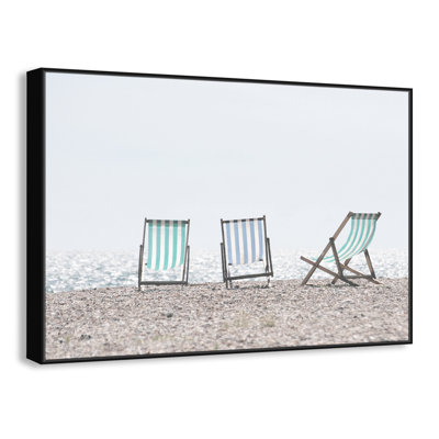 Adriatica Beach Chairs - Photograph Print