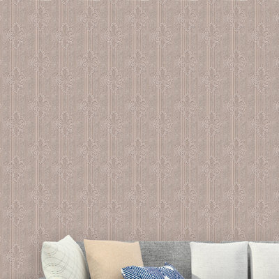 Crist Peel & Stick Damask Roll