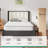 Medium Firm Memory Foam and Spring Hybrid Mattress-1498540040-1498540053