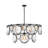 Nala 15-Light Two-Tier Drum Chandelier w/ Multi-Faceted Optic Crystal Glass-84742406