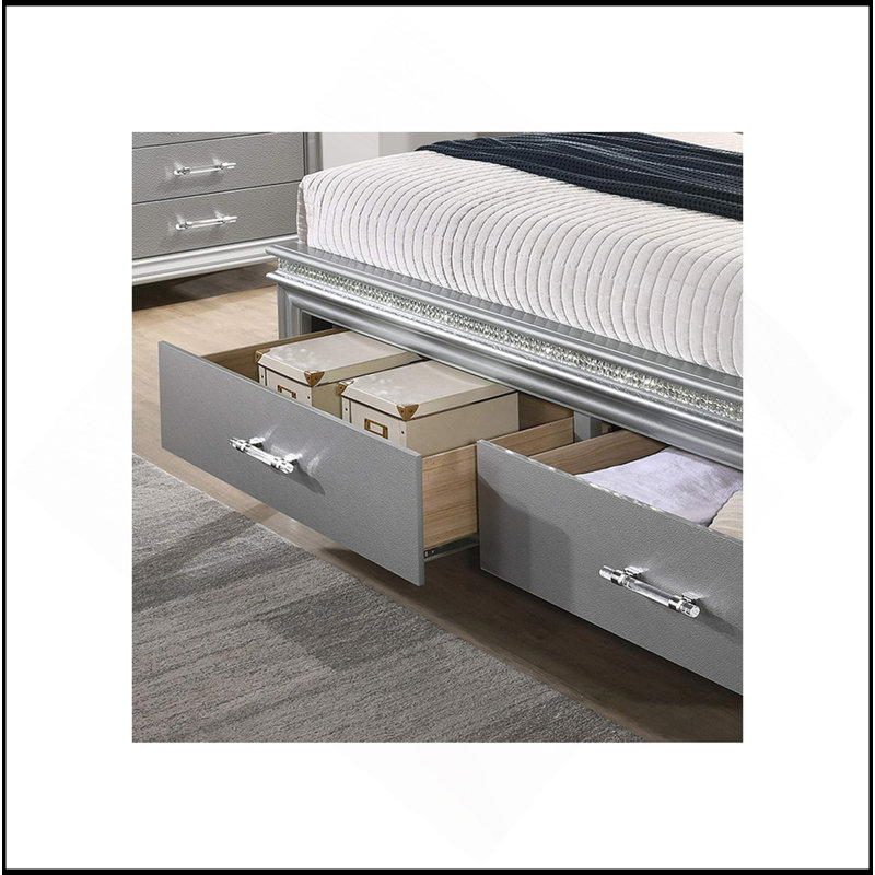 Table de chevet Classic Silver1pc