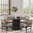 Solid Wood Round Pedestal Dining Table-479808690-479808689