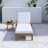Acacia Wood Adjustable Backrest Outdoor Lounge Chair-935251769