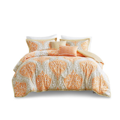 Spacious Cotton Bedding Sets, Hypoallergenic Large Damask Design For Home