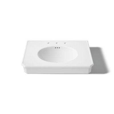 Claude by Studio McGee 30" Rectangular Pedestal/Console Table Bathroom Sink