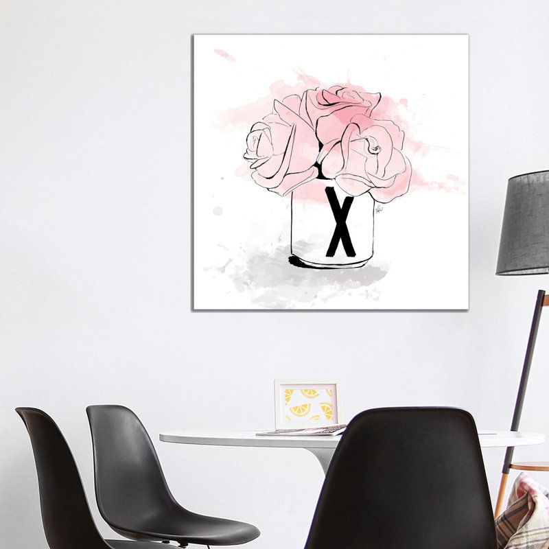 X Bouquet by Alison Petrie - Wrapped Canvas Print, 93.98cm H x 93.98cm W x 1.905cm D