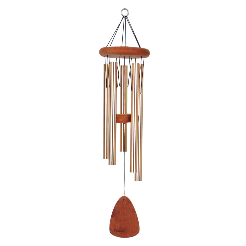 Carillon à vent Festival, H 28 po x l 8 po x P 8 po, Bronze