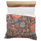 Psychedelic Art Wavy Microfiber / Polyester Comforter