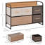 34.4 " Wide 5 Plastic / Acrylic Filing Cabinet