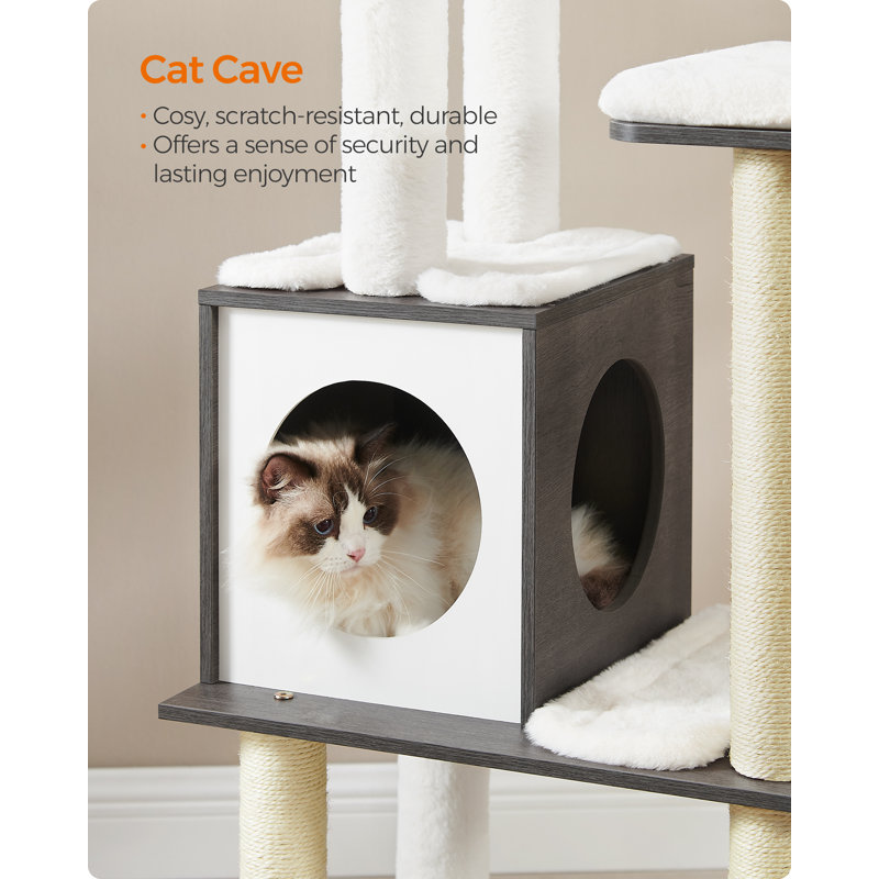 165cm H Cat Tree, Grey