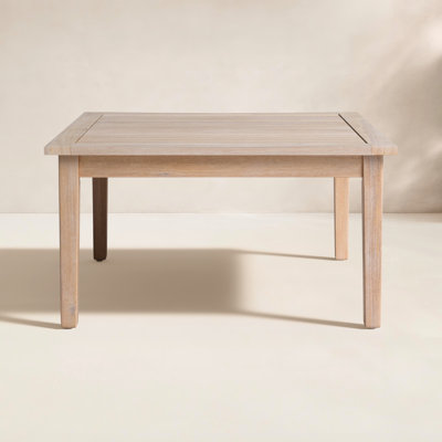 Amina Solid Wood Square Coffee Table