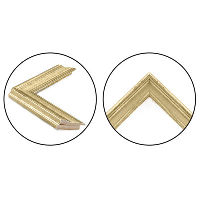Cadre horizontal horizontal 2 feuilles
