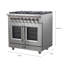Forno Massimo 36" 5.36 Cubic Feet Dual Fuel Freestanding Convection Range