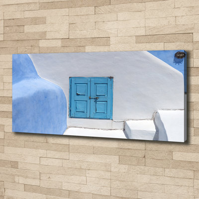 Santorini Greece - Wrapped Canvas Print