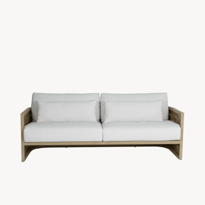 Biscayne 36.75'' Aluminum Outdoor Patio Sofa