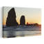 Seascape With Rock Objects At Sunrise, Cannon Beach, Oregon, Usa Contemporary Beach Wall Art-1345194340