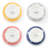  Essence 16 Piece Assorted Porcelain Double Bowl Dinnerware Set