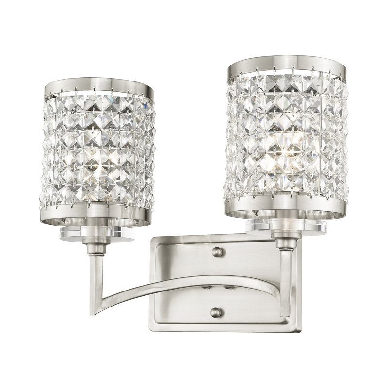 Belisle Steel Armed Sconce, Brushed Nickel