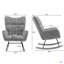 Chaise berçante rembourrée Modern-990239983
