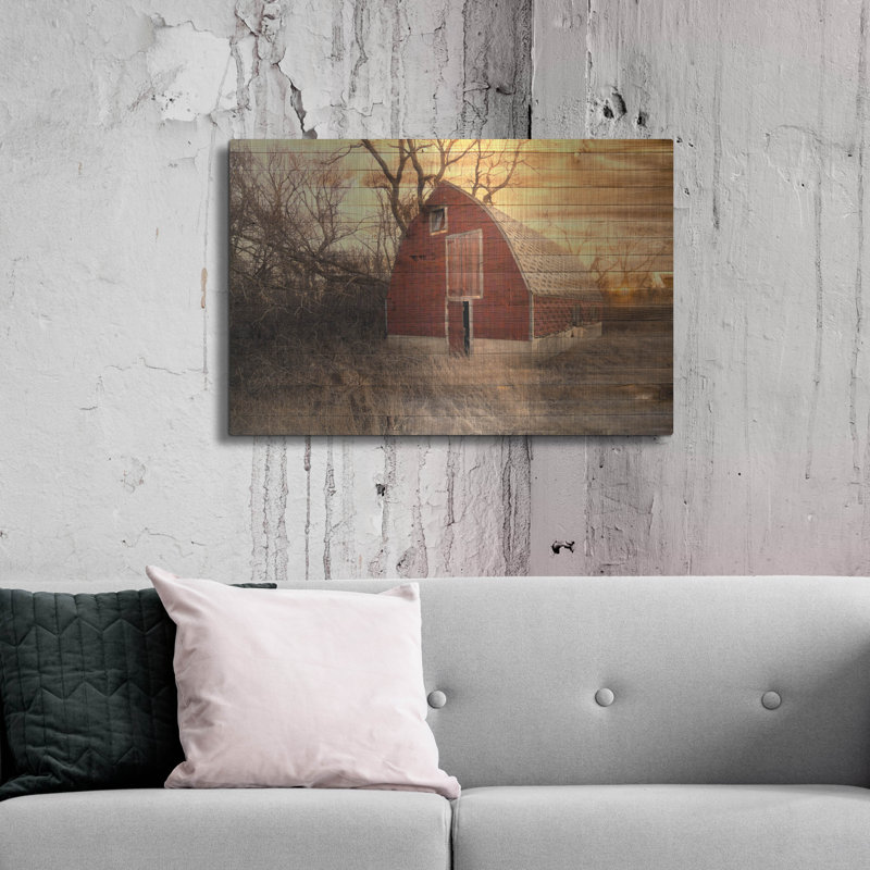 «Lost Farmstead On The Prairie 045» par Gordon Semmens, H 24 po x l 36 po