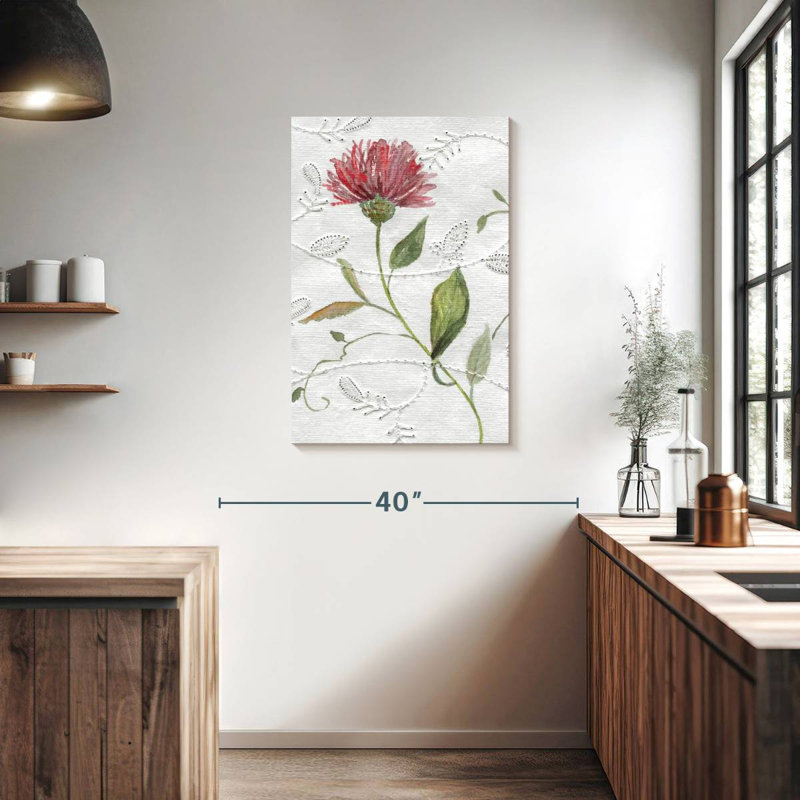 Broderie botanique Harnek I, H 36 po x l 24 po