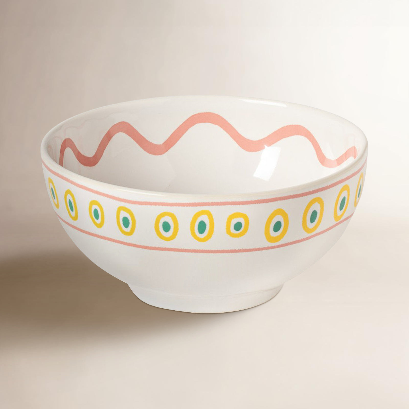 Summer Bliss 27.88oz. Handmade Stoneware Cereal Bowl