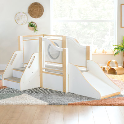 Lit mezzanine haut, bas et tout autour EdQ - blanc