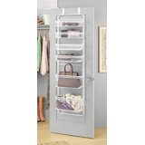 Whitmor 6 Shelf Over the Door Organizer - White