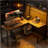 L Shaped Gaming Desk With Power Outlets, LED Lights, Monitor Stand, And CPU Shelf | Gift Idea-1948746827