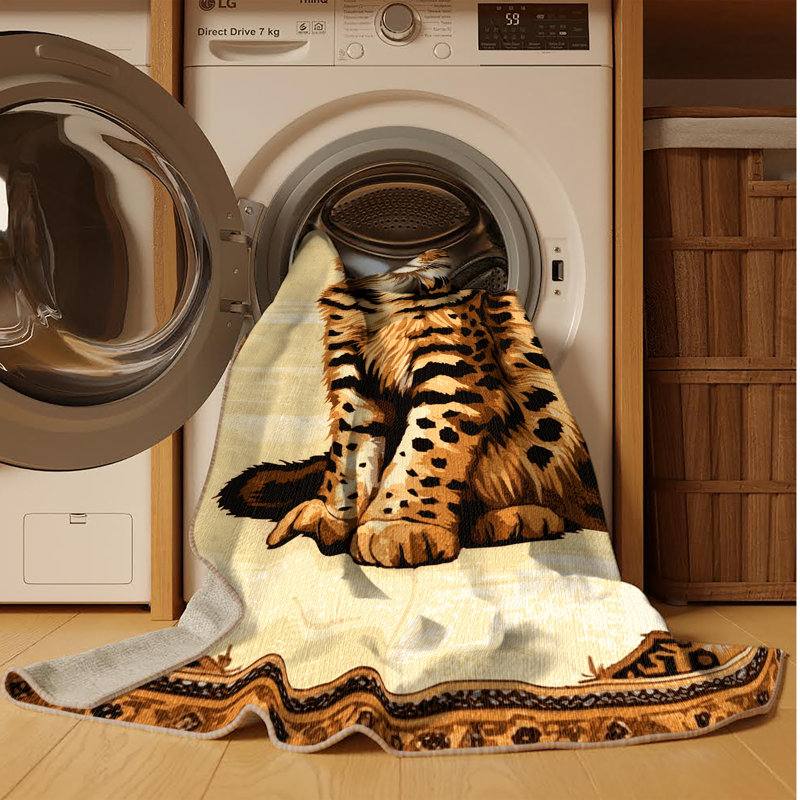  Tapis lavable Arabian Mau Cats, Carré 6 pi