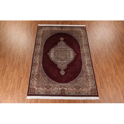 Traditional Burgundy Oriental Area Rug 8x11
