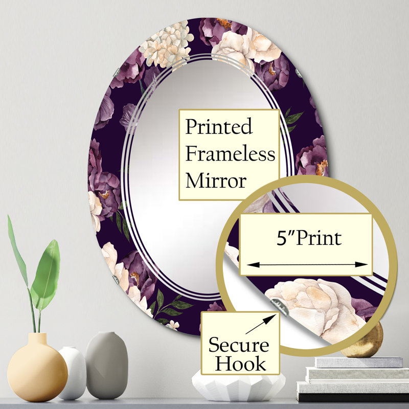 Miroir de salle de bain sans cadre, 30 po x 20 po