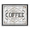 Art mural sur toile charmant et charmant café à grain brun par Jennifer Pugh