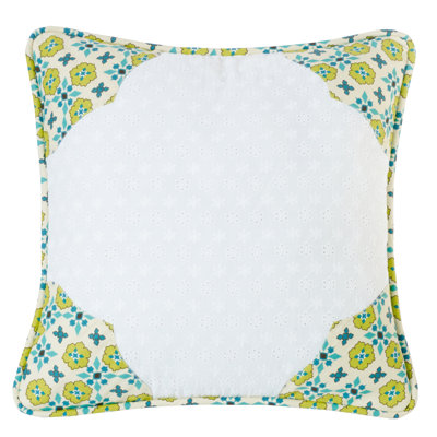 Salado Scalloped Edges Throw Pillow