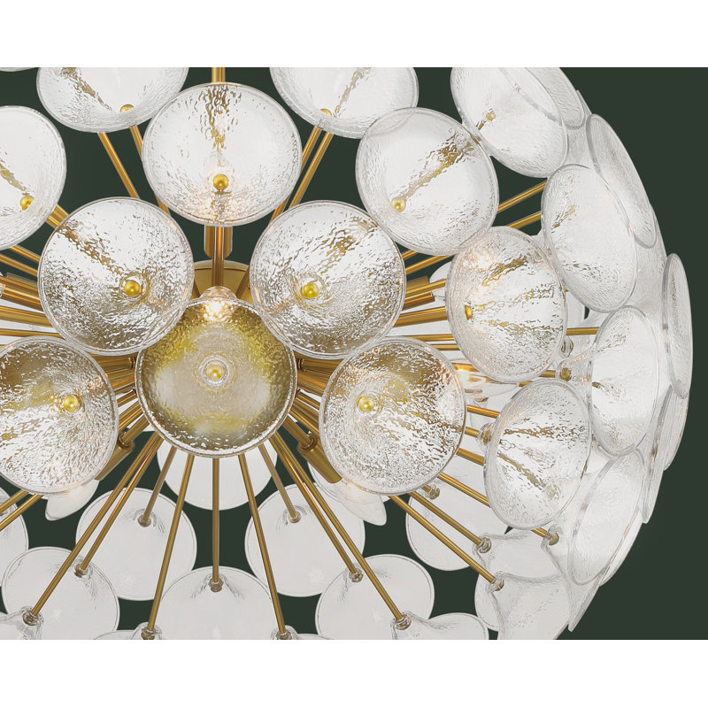 Rosdorf Park Lazzara - 10 Lt Chandelier In Soft Brass Finish